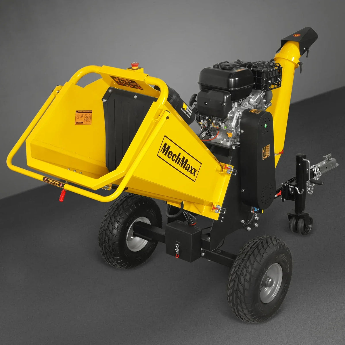6 inch E-start ZONSEN 459cc 15hp Gasoline Engine Powered Drum Wood Chipper, P4206