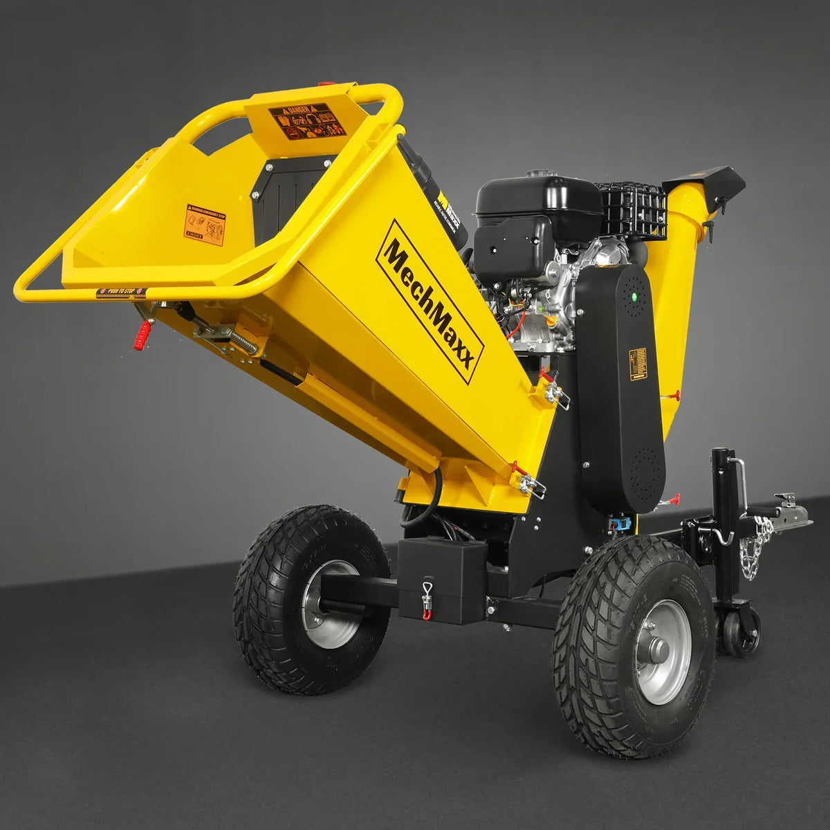 6 inch E-start ZONSEN 459cc 15hp Gasoline Engine Powered Drum Wood Chipper, P4206