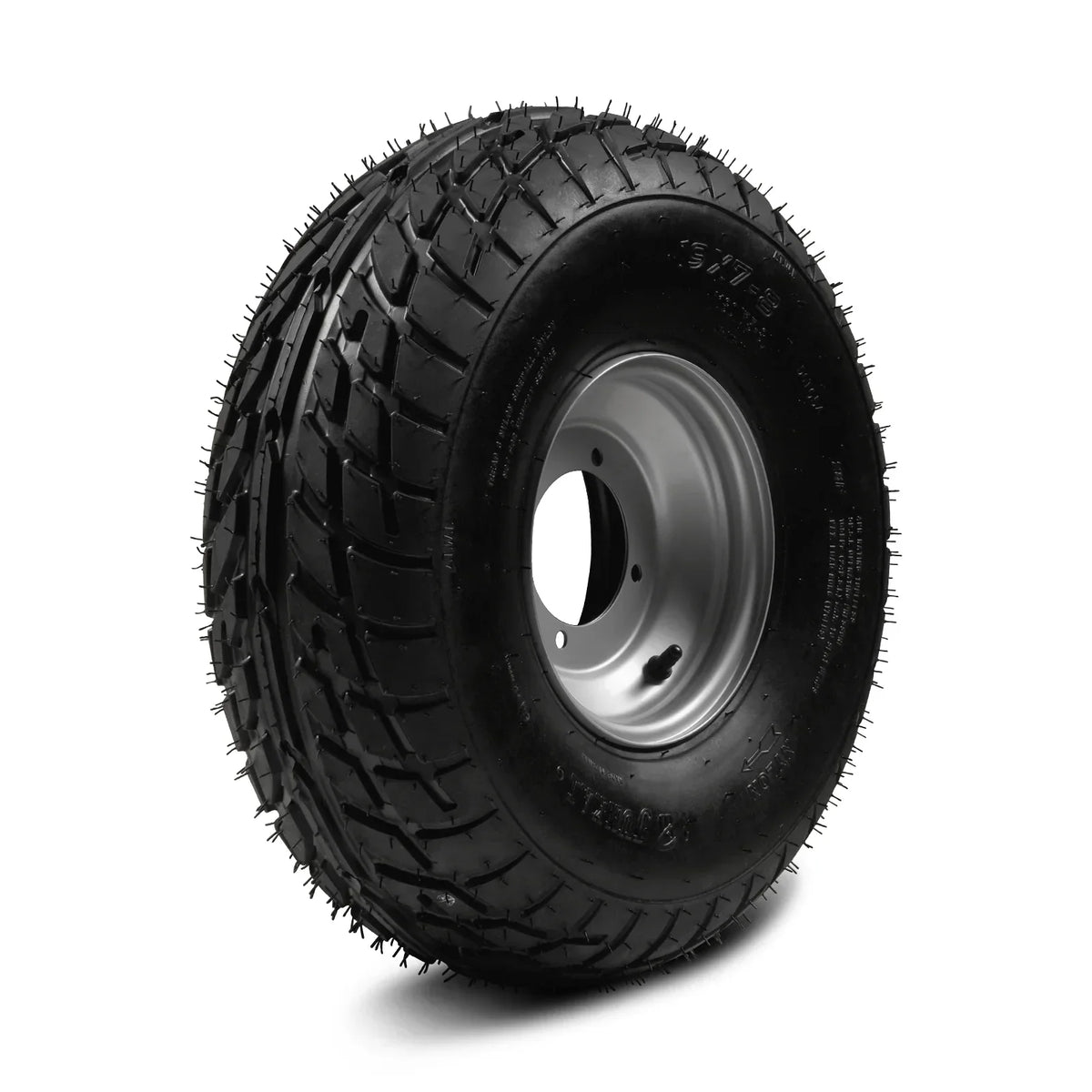 Left Rear Tire for Wood Chipper P4205, P4206, B150 ( SKU: 110601; 110602; 110800; 110801; 110802; 110803; 110804; 110805)