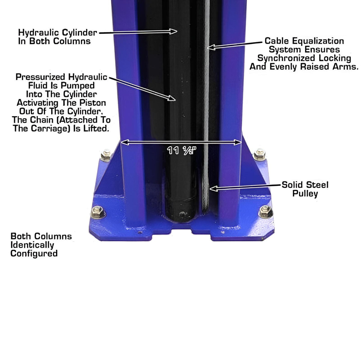 Atlas 9KOH 9,000 lb 2 Post Lift