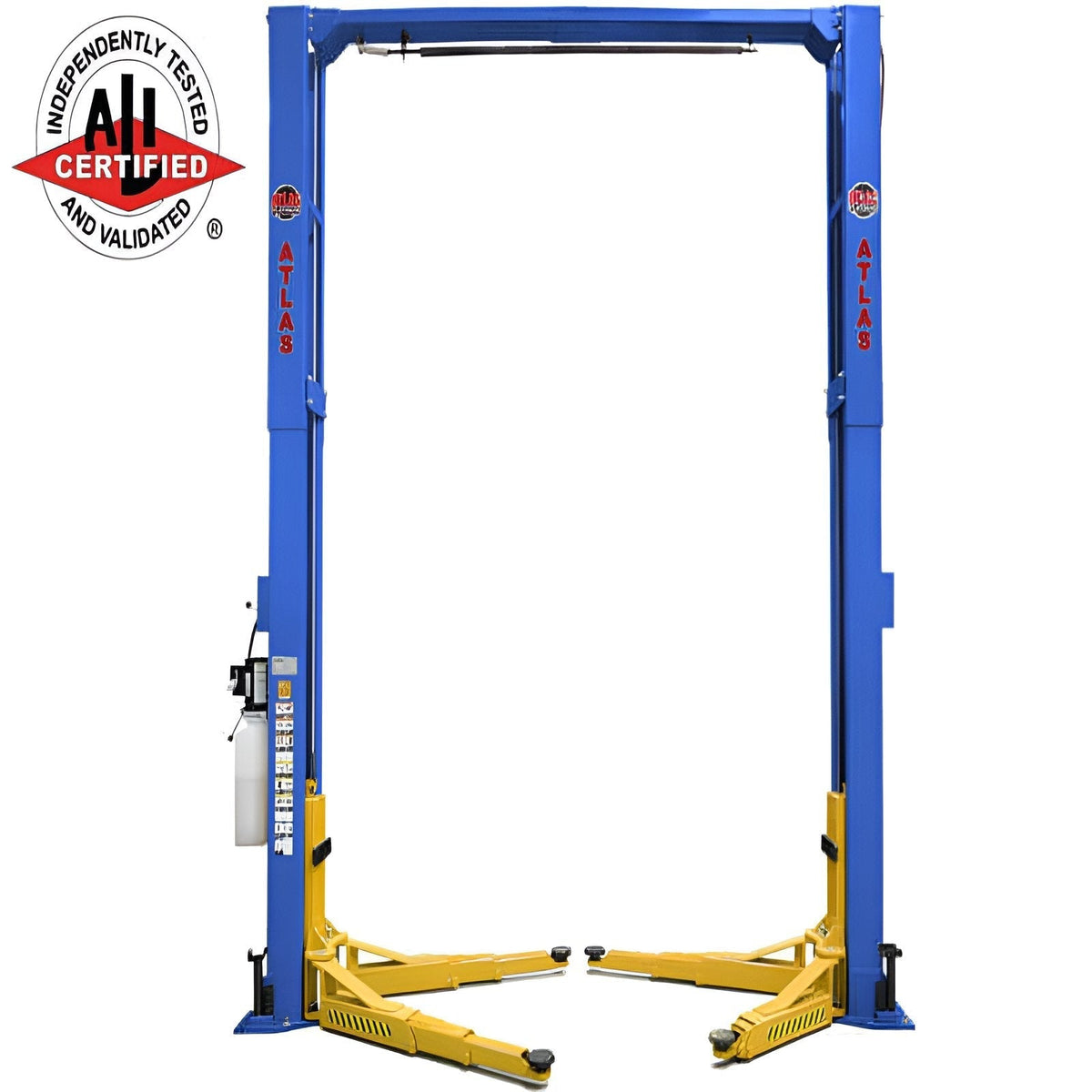 Atlas PVL12, 12,000 lb 2 Post Lift - Extra Wide & Tall - ALI Certified