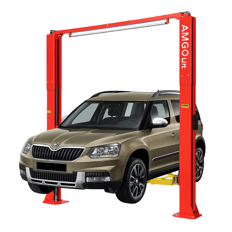 Amgo OH 10 10000lb 2 Post Car Lift - ALI Certified