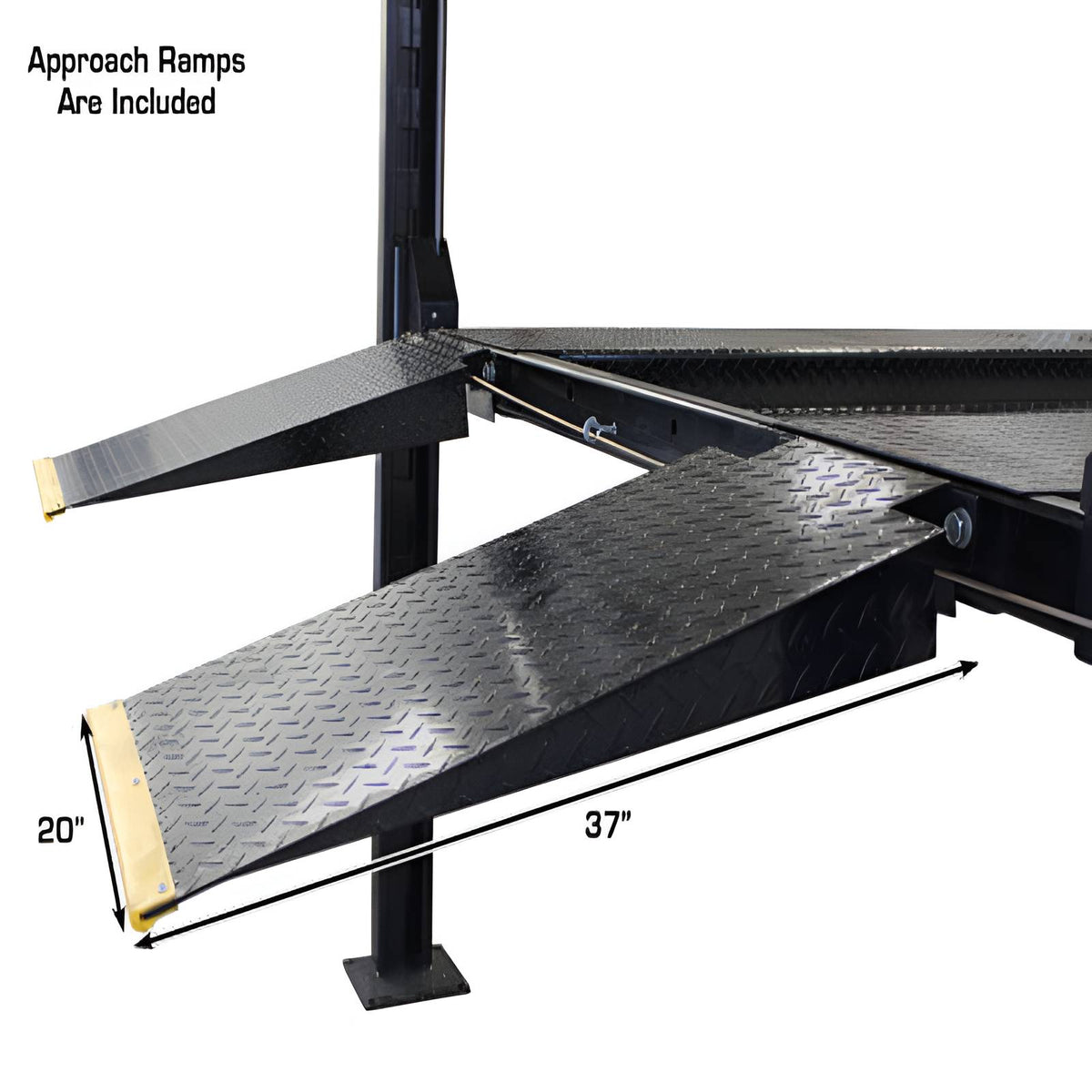 Atlas PRO8000EXT-L 4 Post Lift + (2) RJ35 Sliding Jacks Combo Caster kit included