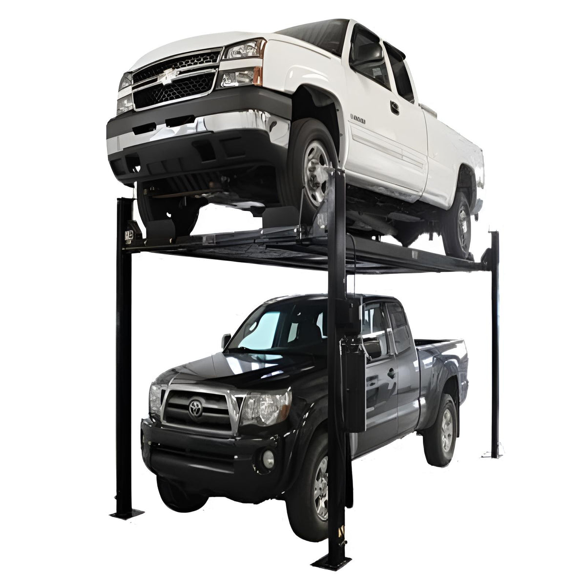 Atlas PRO8000EXT-L 4 Post Lift + (2) RJ35 Sliding Jacks Combo Caster kit included