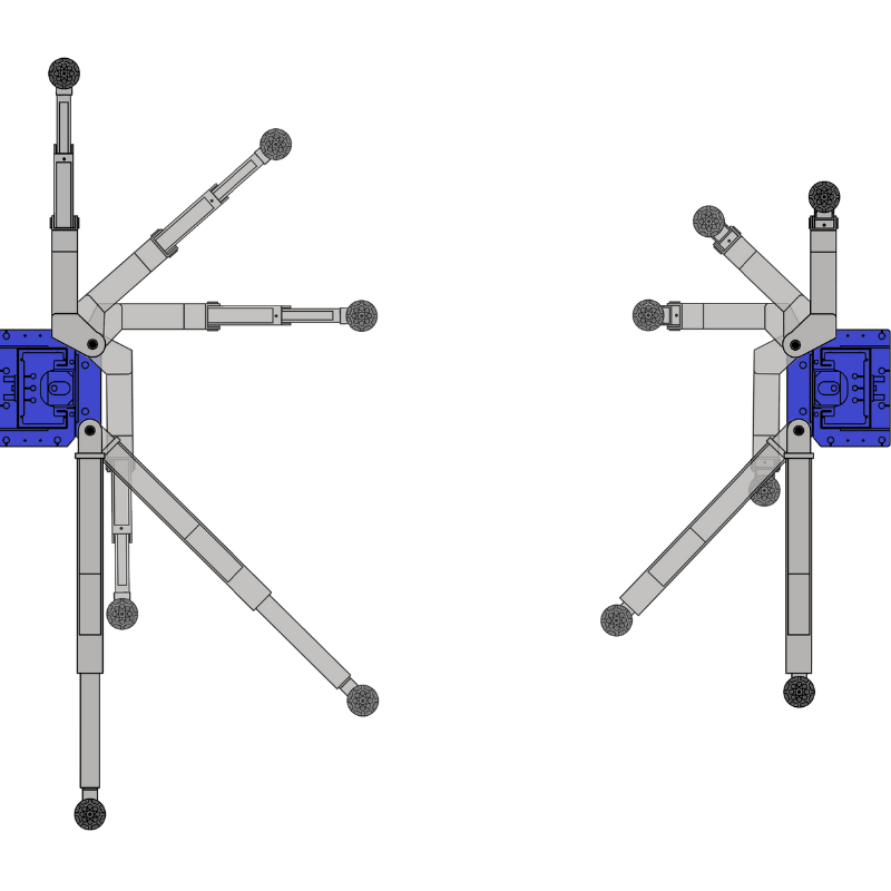 Tuxedo TP11KC-DX 11,000 lb 2-Post Clear Floor Lift – Bi-Symmetric, Direct Drive | Cars, Trucks & SUVs
