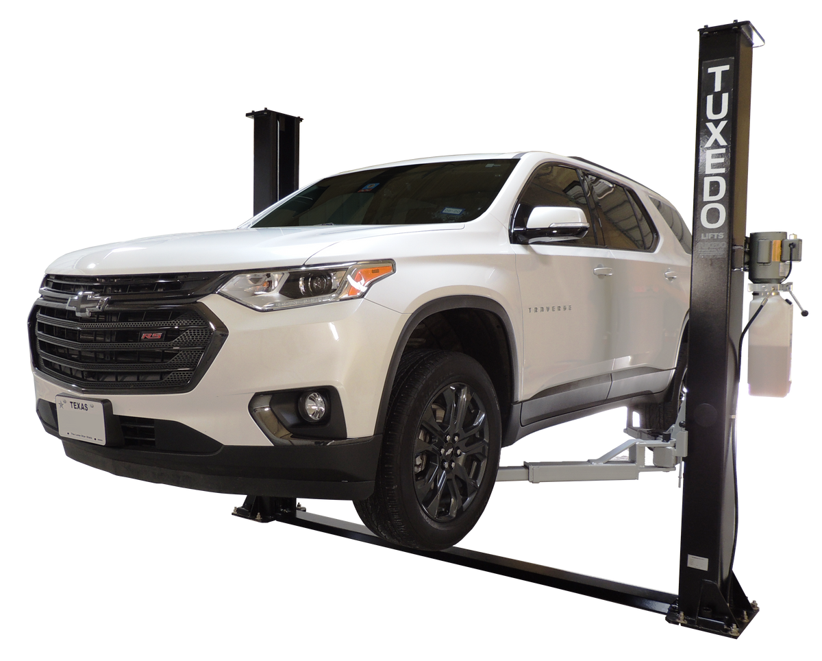9K Two-Post Floor-Plate Car Lift- TP9KF-TUX
