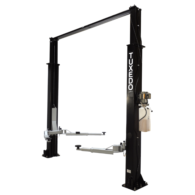 TP9KAC-TUX 9,000lb 2 Post Car Lift - Asymmetric
