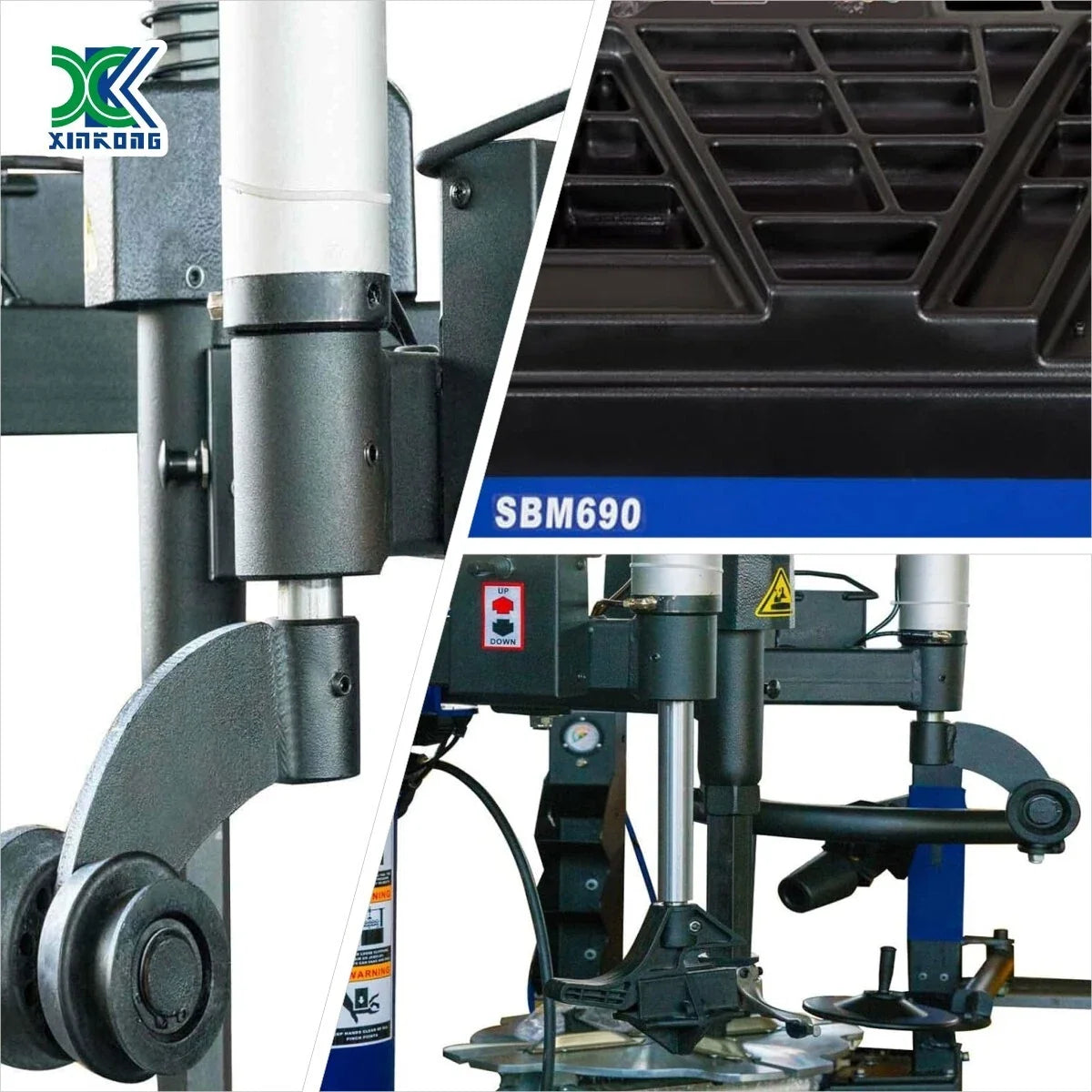 XK 988 690 Tire Changer Wheel balancer Machine Combo Rim Clamp 24" Repair Tool