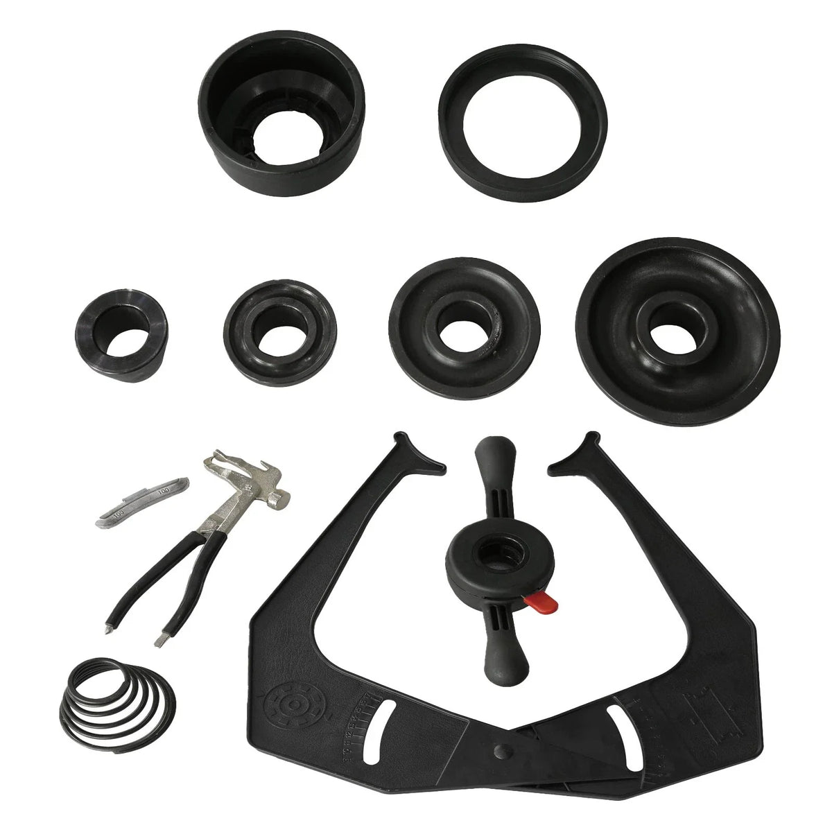 XK 988 690 Tire Changer Wheel balancer Machine Combo Rim Clamp 24" Repair Tool