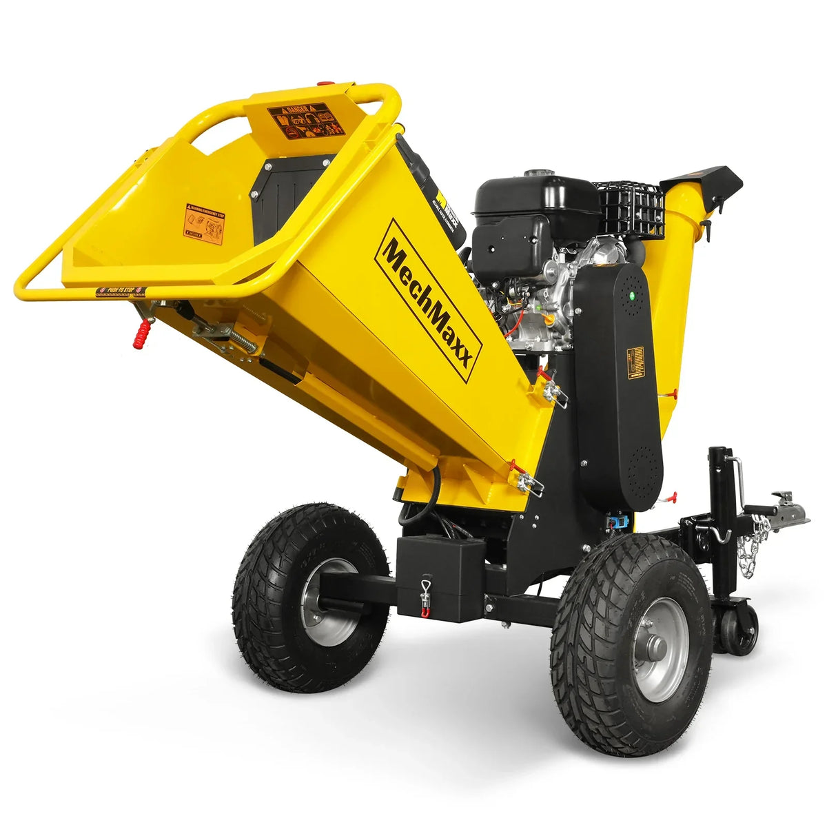6 inch E-start ZONSEN 459cc 15hp Gasoline Engine Powered Drum Wood Chipper, P4206