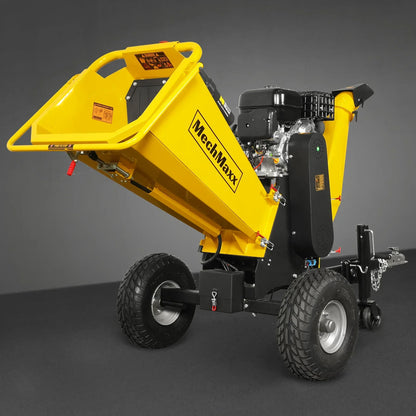 6 inch E-start ZONSEN 459cc 15hp Gasoline Engine Powered Drum Wood Chipper, P4206