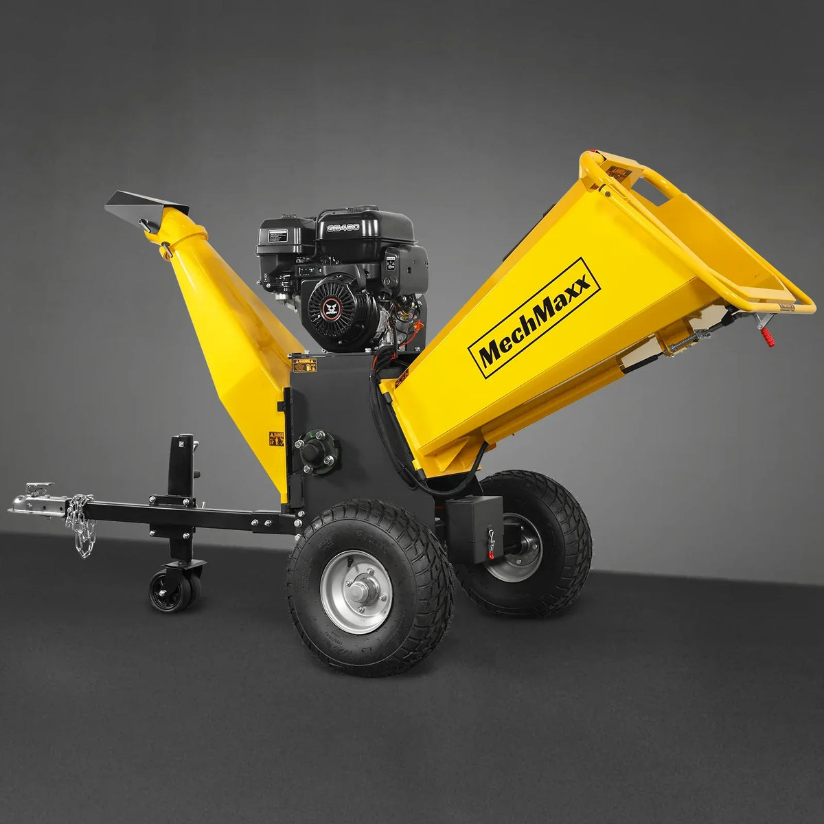 6 inch E-start ZONSEN 459cc 15hp Gasoline Engine Powered Drum Wood Chipper, P4206