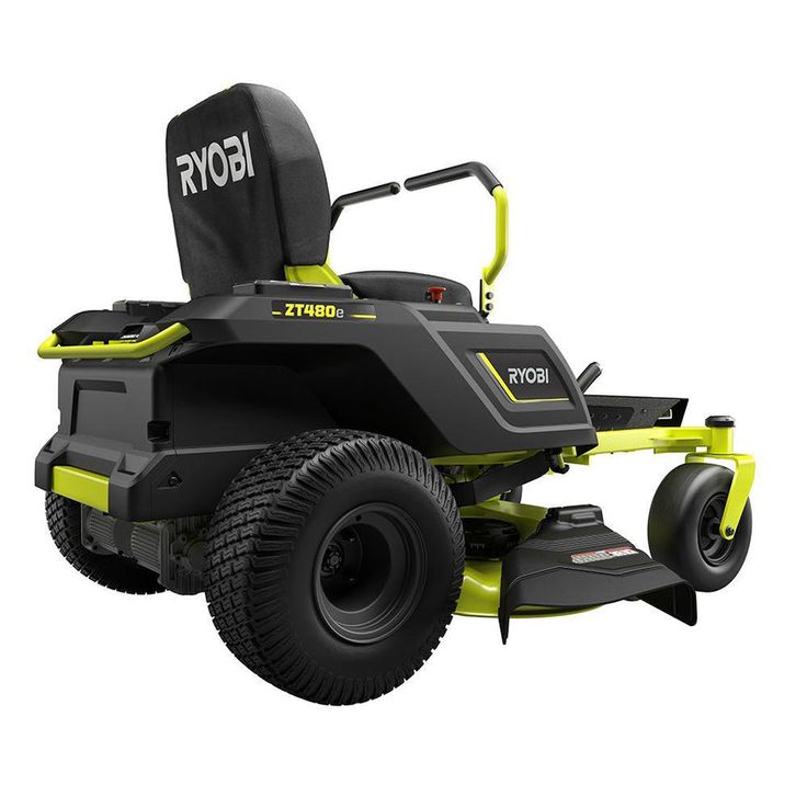 RYOBI 42 in. 75 Ah Battery Electric Riding Zero Turn Mower and Bagging Kit