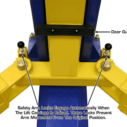 Atlas 9KBP 9,000lb 2 Post Lift w/ Lawn Mower Adapter