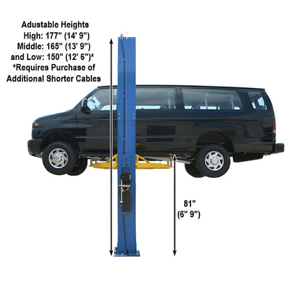 Atlas PV12PX 12,000 lb 2-Post Lift
