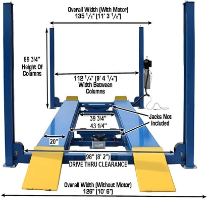 Atlas 412 Lift 12,000 lb - Commercial