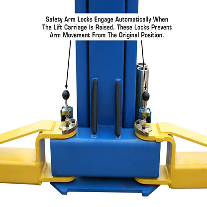 Atlas 9OHSC 9,000 lb 2 Post Lift