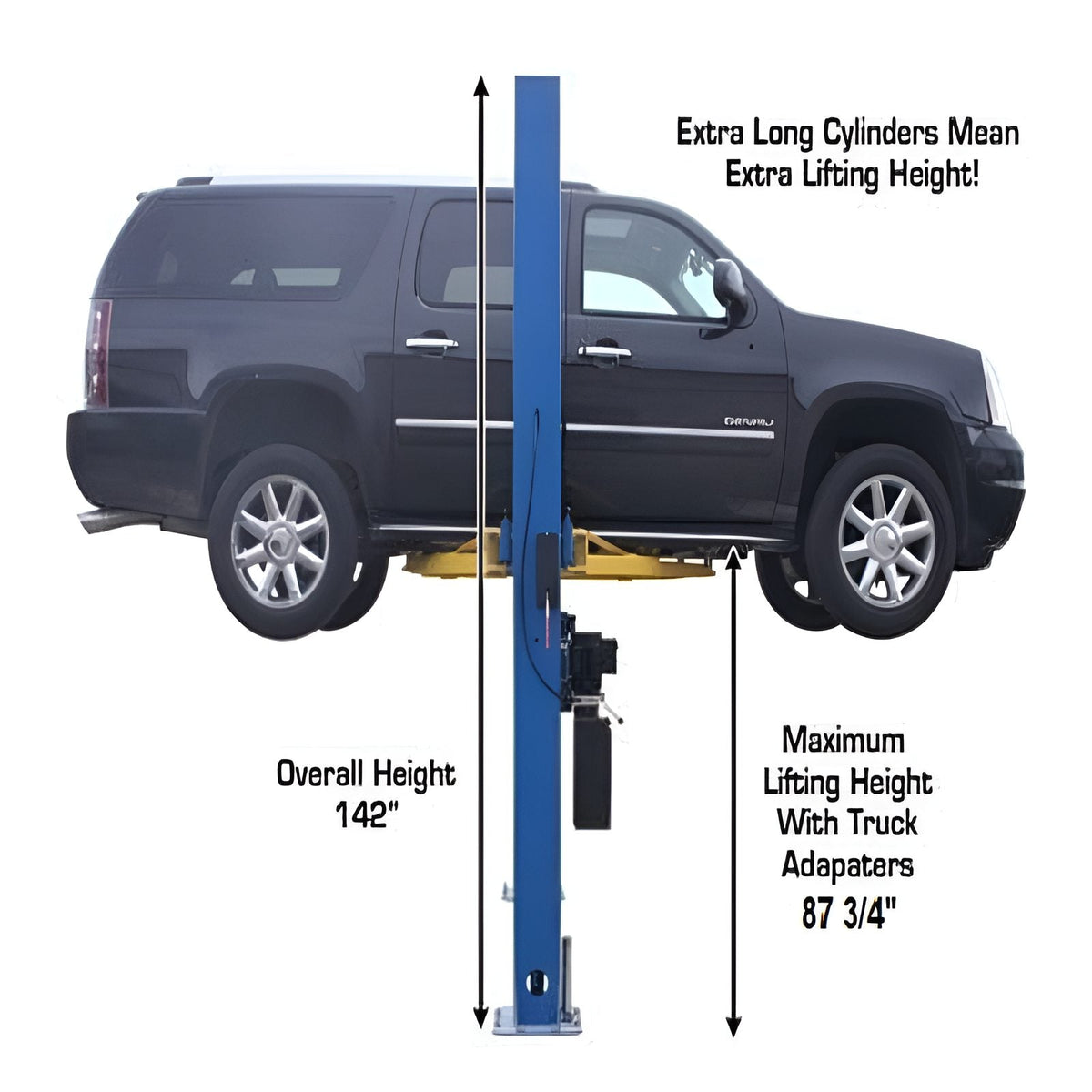 Atlas 9OHSC 9,000 lb 2 Post Lift