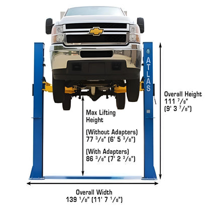 Atlas BP10000 10,000 lb 2 Post Lift - Low Ceiling