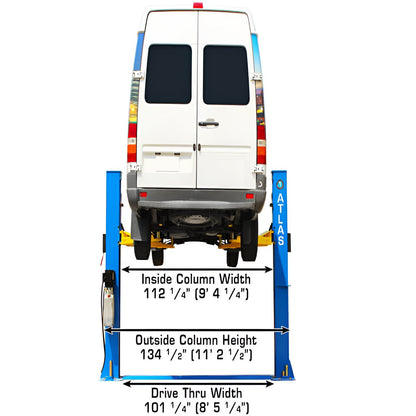 Atlas BP10000 10,000 lb 2 Post Lift - Low Ceiling