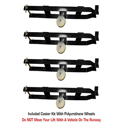 Atlas PRO8000EXT 4 Post Lift + (2) ProJack35 Sliding Jack Combo