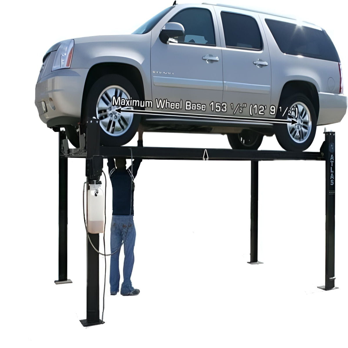Atlas Garage Pro8000, 8,000 lb 4 Post Vehicle Storage Lift