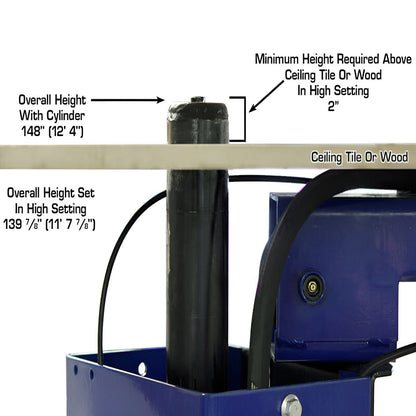 Atlas PVL10, 10,000 lb 2 Post Lift - ALI Certified