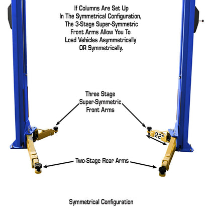 Atlas PVL10, 10,000 lb 2 Post Lift - ALI Certified