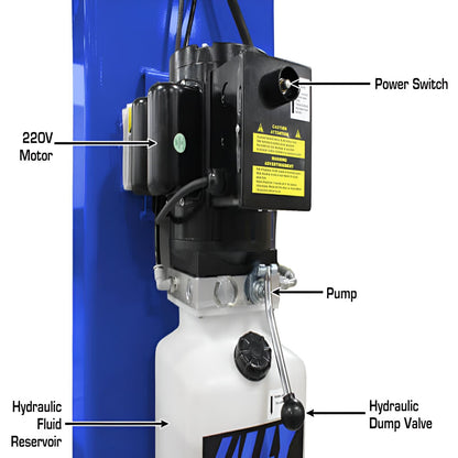 Atlas PVL15, 15,000 lb 2 Post Lift - Commercial Grade; ALI Certified