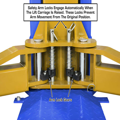 Atlas PVL9BP 9,000 lb 2 Post Lift - ALI Certified