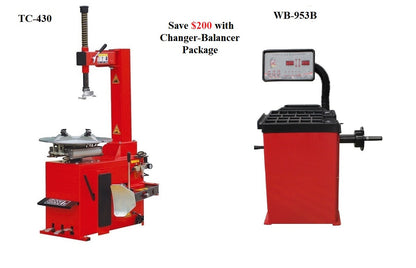 Economy Tire Changer/Wheel Balancer Combo CK-TC430-WB953-B