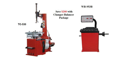 Commercial Tire Changer/Wheel Balancer Combo  CK-TC530/WB953-B