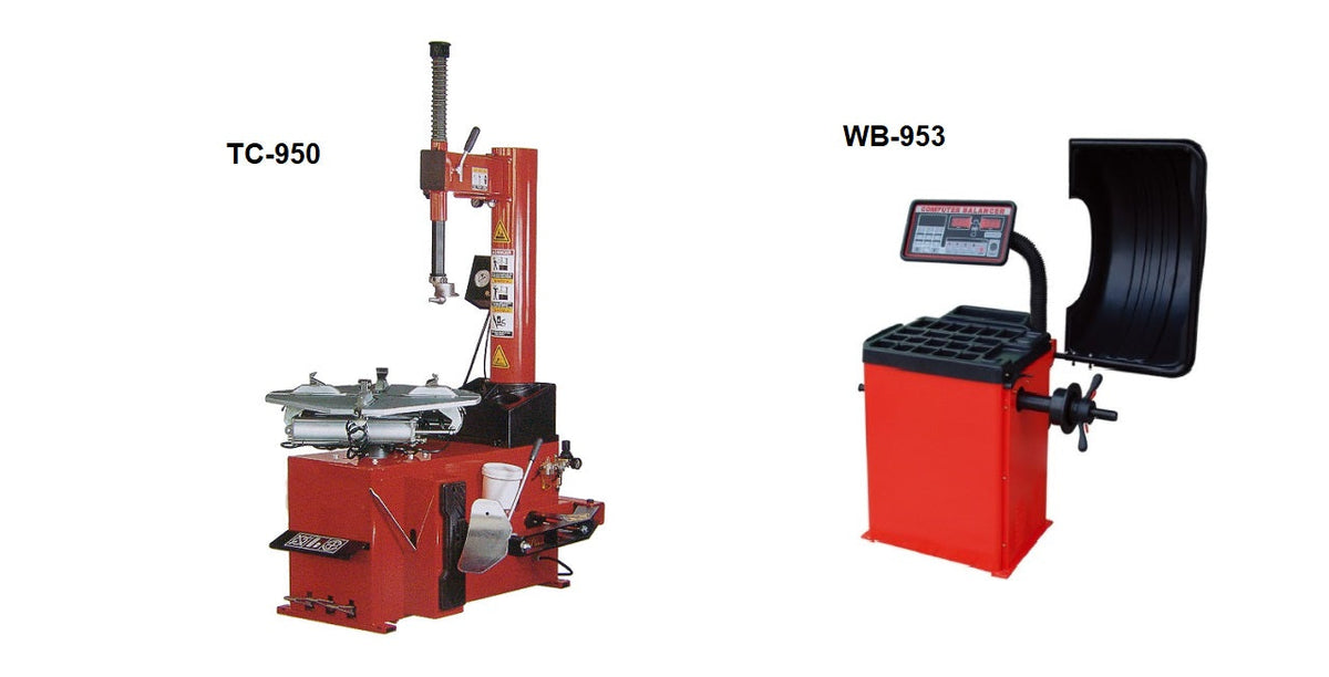 Commercial Tire Changer/Wheel Balancer Combo TC950-WB953