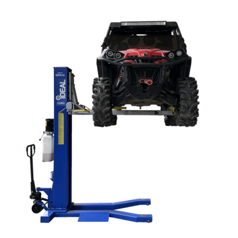 MSC-6KLP 6,000lb Single Post Car Lift - Portable
