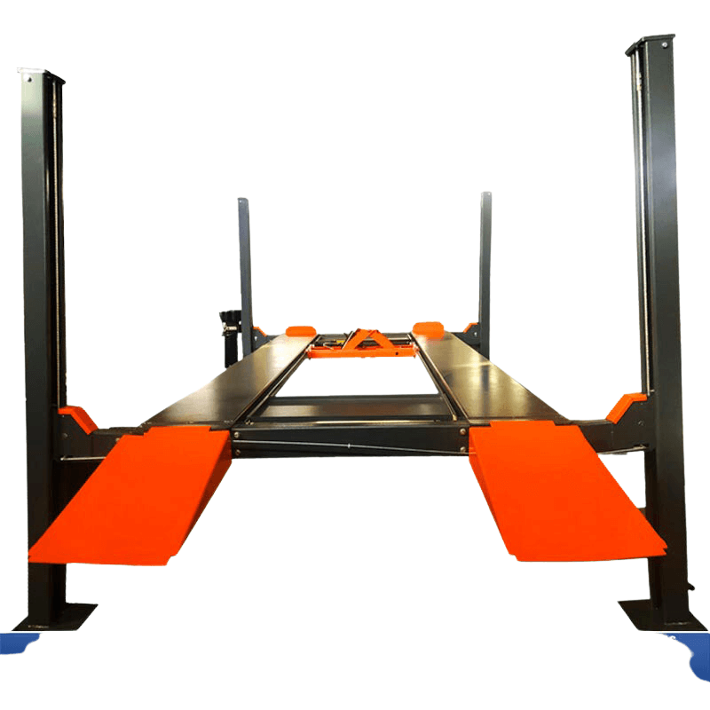 KT-4H110 11,000 Lbs 3.0HP 110V 4 Post Car Lift Heavy Duty Four Post Parking Storage Service Car Lift，84.5” Max Height Extra Tall Extra Wide Hydraulic System 658983449462