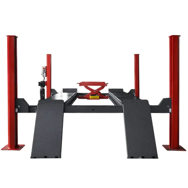 Katool KT-4H150, 4 Post Alignment Lift 15,000 lb - Rolling Jack Included