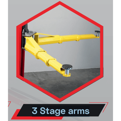Krebs KB10 10,000lb 2 Post Lift - Adjustable Width; ALI Certified