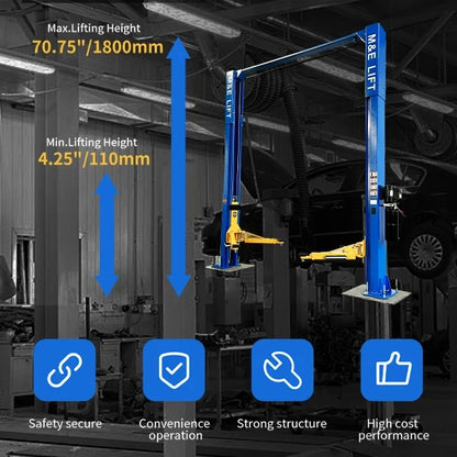 ME 2 Post Lift 11000lbs Two Post Lift Auto Lift Car Lift Hoist Equipment