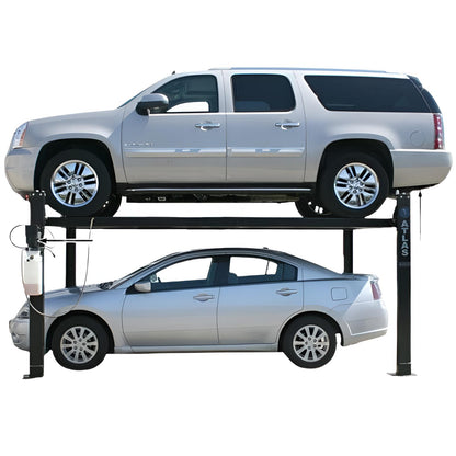 Atlas Garage PRO8000 4 Post Lift + (2) ProJack35 Sliding Jack Combo with Manual