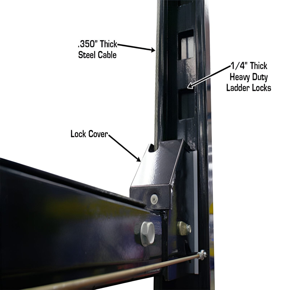 Atlas Garage Pro 8000EXT L 8,000lb 4 Post Vehicle Storage Lift - Extra Tall & Long