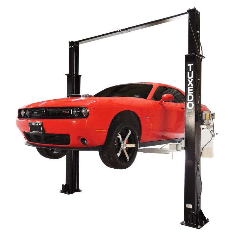 TP9KAC-TUX 9,000lb 2 Post Car Lift - Asymmetric