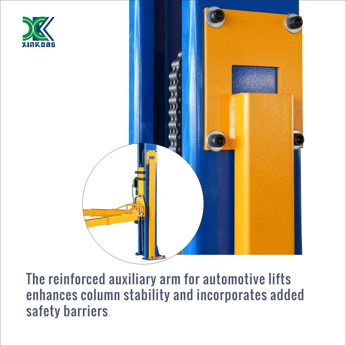 XK 1300 Two Post Auto Car Lift Heavy Duty 13,000lb Capacity Floor Plate 220V