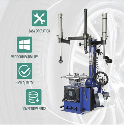 XK 988 690 Tire Changer Wheel balancer Machine Combo Rim Clamp 24" Repair Tool