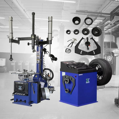 XK 988 690 Tire Changer Wheel balancer Machine Combo Rim Clamp 24" Repair Tool