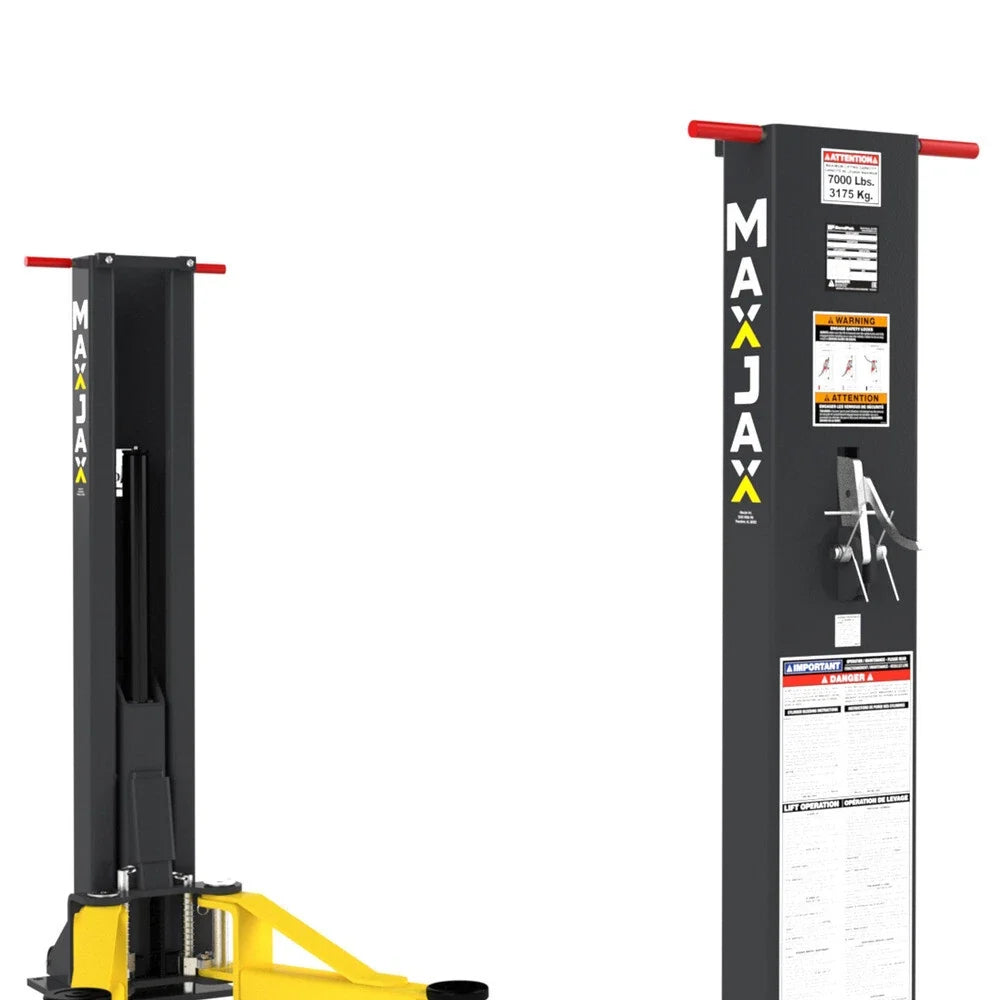 MaxJax Portable Two-Post Garage Lift - 7000 lb. Capacity - 5175548
