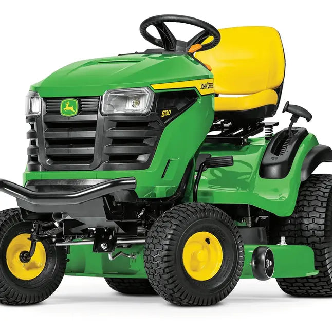 John Deere S130 Lawn Tractor – 42” Deck, 22HP V-Twin Engine, Hydrostatic Riding