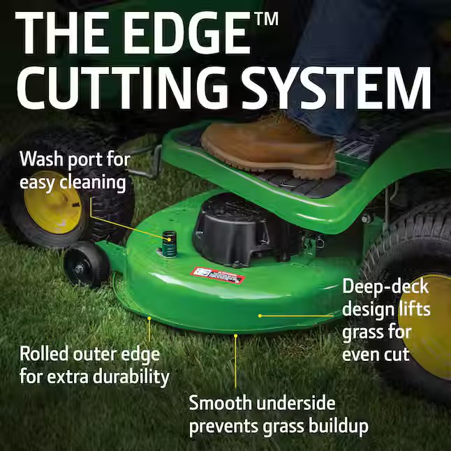 John Deere S130 Lawn Tractor – 42” Deck, 22HP V-Twin Engine, Hydrostatic Riding