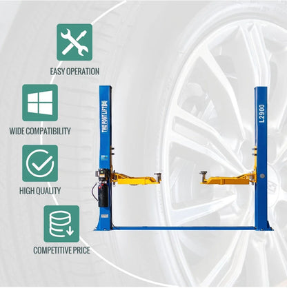 XK L2900 Two Post 9000LB Capacity Car Lift Auto Truck Hoist Industry Leading