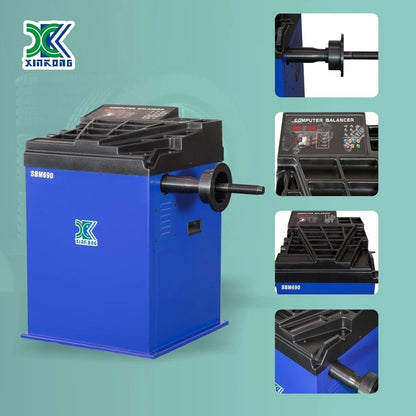 XK 960 690 Automatic Tire Changer Wheel Balancer Machine Combo Tire Repair Tool