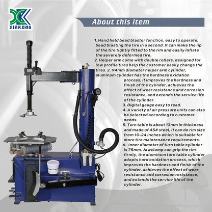XK 960 690 Automatic Tire Changer Wheel Balancer Machine Combo Tire Repair Tool